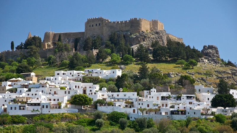 Lindos Rhodos Downtown